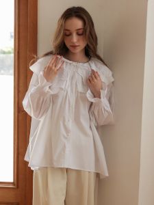 アンミヌ　ドゥーブルカラーブラウス ドゥーブルカラーブラウス(WHITE) | TOPS | UN MINOU