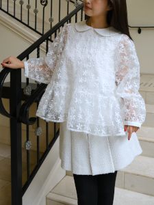 ひ*ん様 アンミヌUNMINOU☆ギャザーフリルスプリングコート アンミヌ UNMINOU ギャザーフリルスプリングコート/グレー