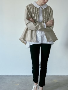 unminou フリル ジャケット UNMINOU（アンミヌ） - 大人フェミニンスタイルを提案するレディース