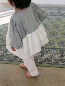 ��֥ե��ɥå��󥰥ȥåץ�BABY(GRAY)