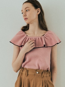 Round Frill Tops(PINK)