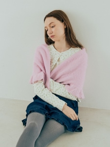 Frill Triangle Muffler(PINK)