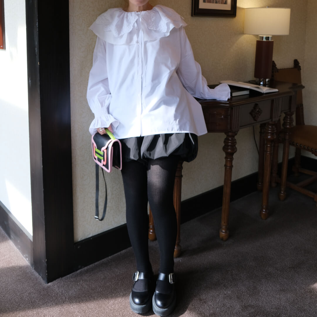 〈新品未使用〉UNMINOU アンミニュ ドゥーブルカラーブラウス 白 ドゥーブルカラーブラウス(WHITE) | TOPS | UN MINOU