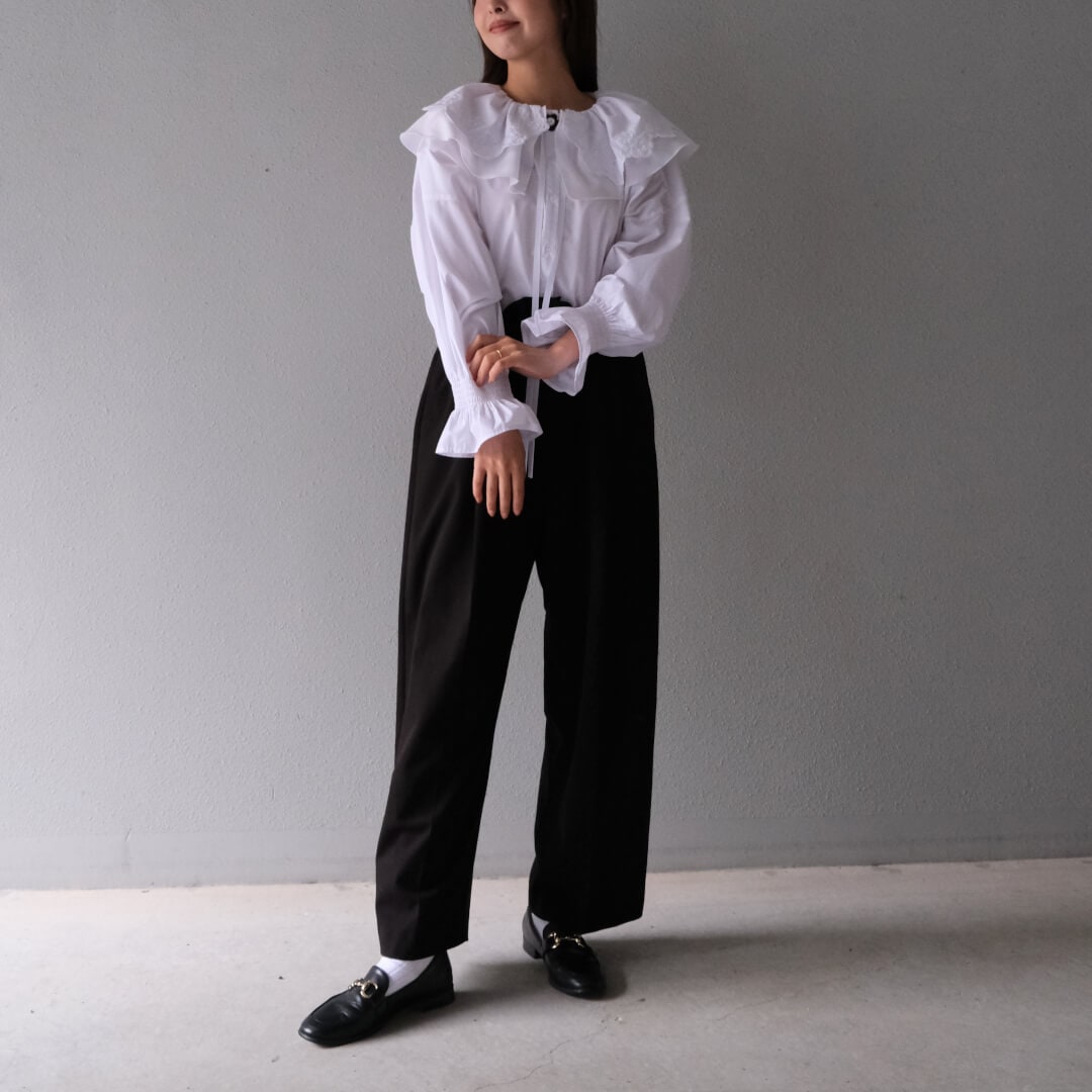 アンミヌ　ドゥーブルカラーブラウス ドゥーブルカラーブラウス(WHITE) | TOPS | UN MINOU