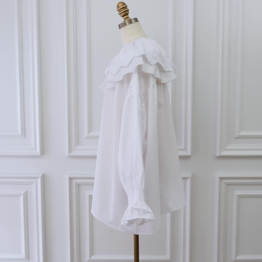 アンミヌ　ドゥーブルカラーブラウス ドゥーブルカラーブラウス(WHITE) | TOPS | UN MINOU