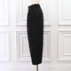 Smooth Tuck Pearl Pants(BLACK)