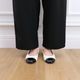 Smooth Tuck Pearl Pants(BLACK)