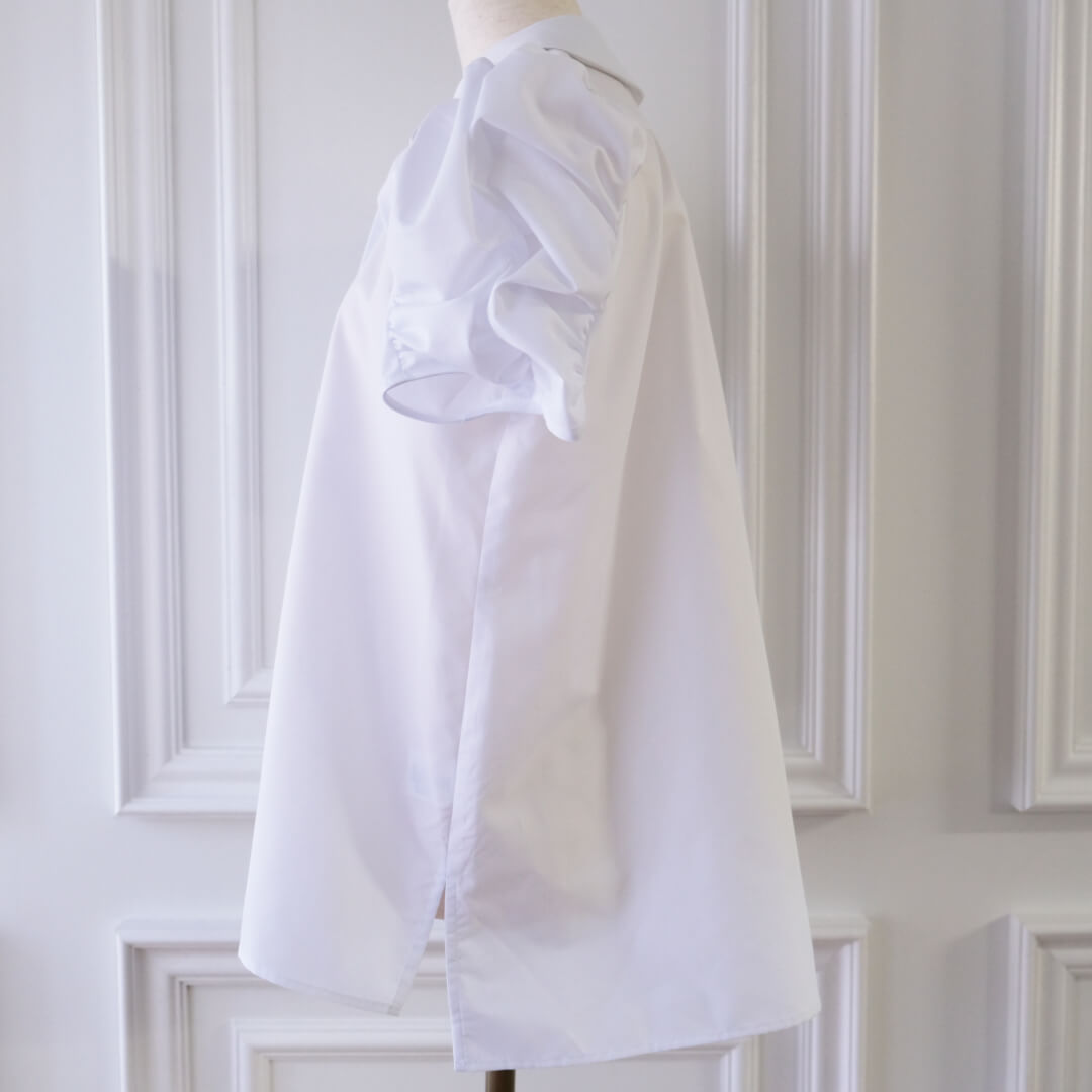 UNMINOU アンミヌ　リボンブラウス　ホワイト UNMINOU アンミヌ リボンブラウス ホワイト