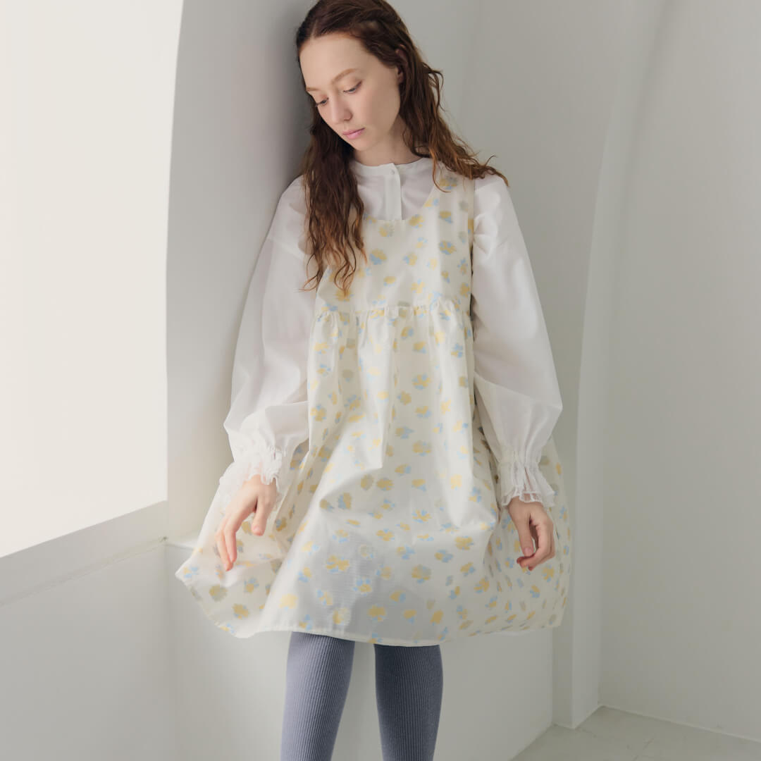 Lace Frill Cuff Blouse(WHITE)
