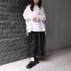 Lace Frill Cuff Blouse(WHITE)