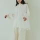 Lace Frill Cuff Blouse(WHITE)