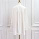 Lace Frill Cuff Blouse(WHITE)
