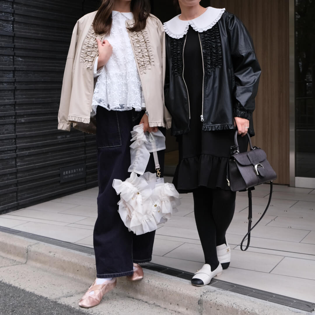 フラワーレースカラーブラウス(WHITE) | TOPS | UN MINOU