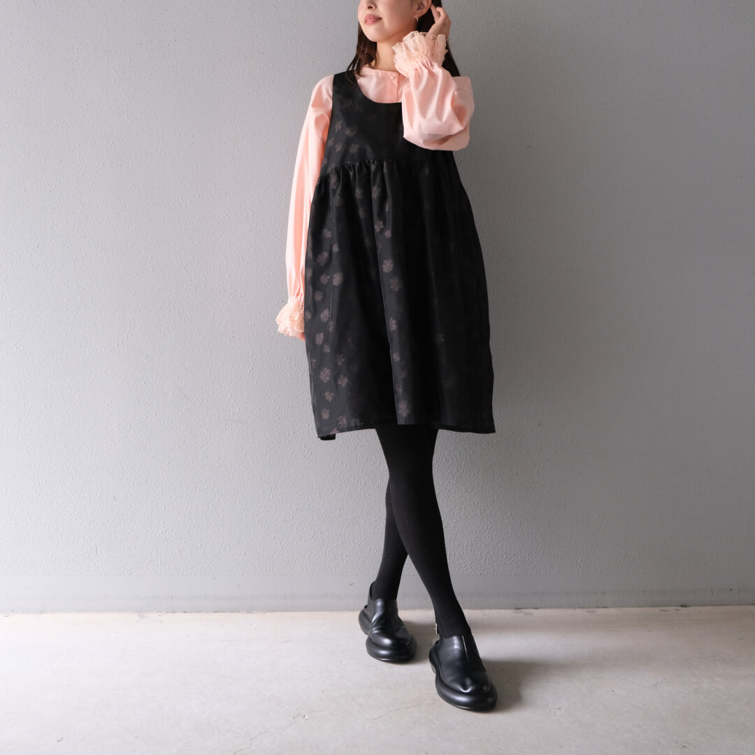 Lace Frill Cuff Blouse(PINK)