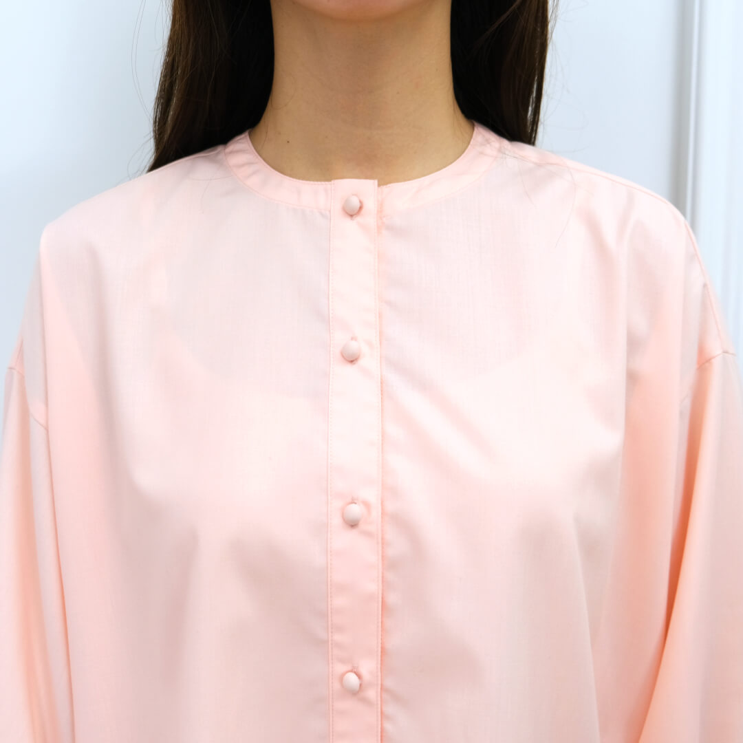 Lace Frill Cuff Blouse(PINK)
