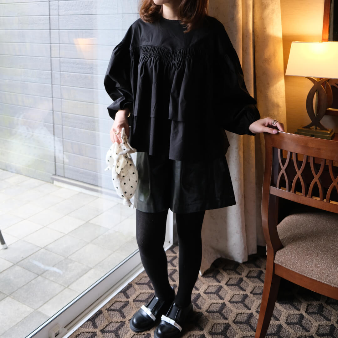 �����쥶�����硼�ȥѥ��(BLACK)