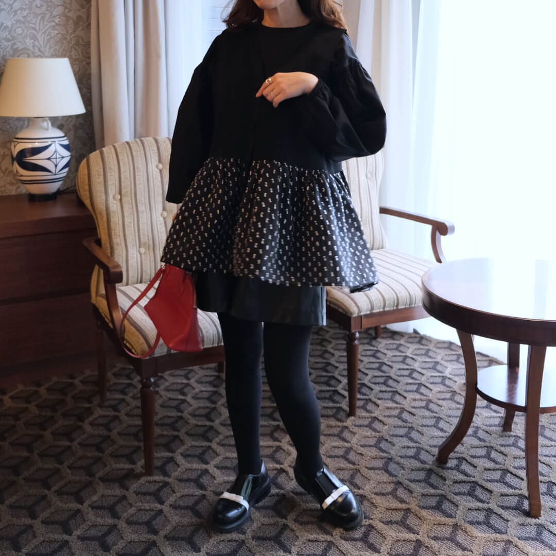 �����쥶�����硼�ȥѥ��(BLACK)