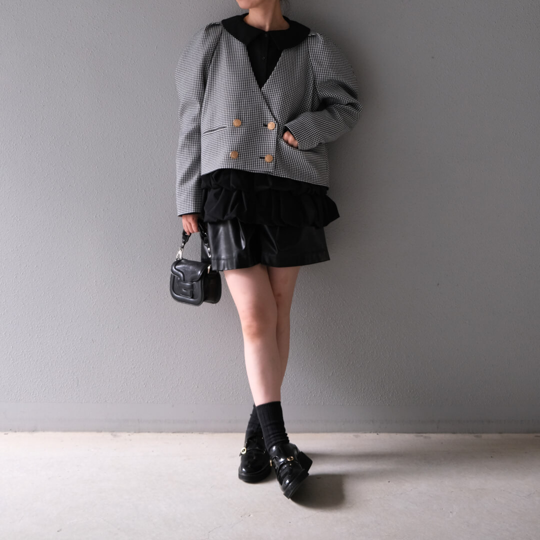 �����쥶�����硼�ȥѥ��(BLACK)