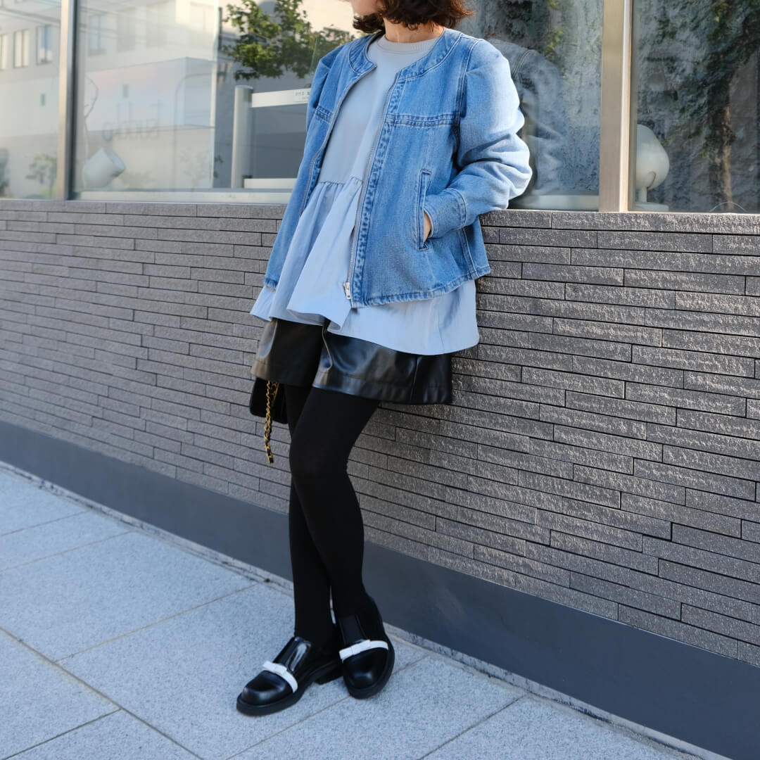 �����쥶�����硼�ȥѥ��(BLACK)