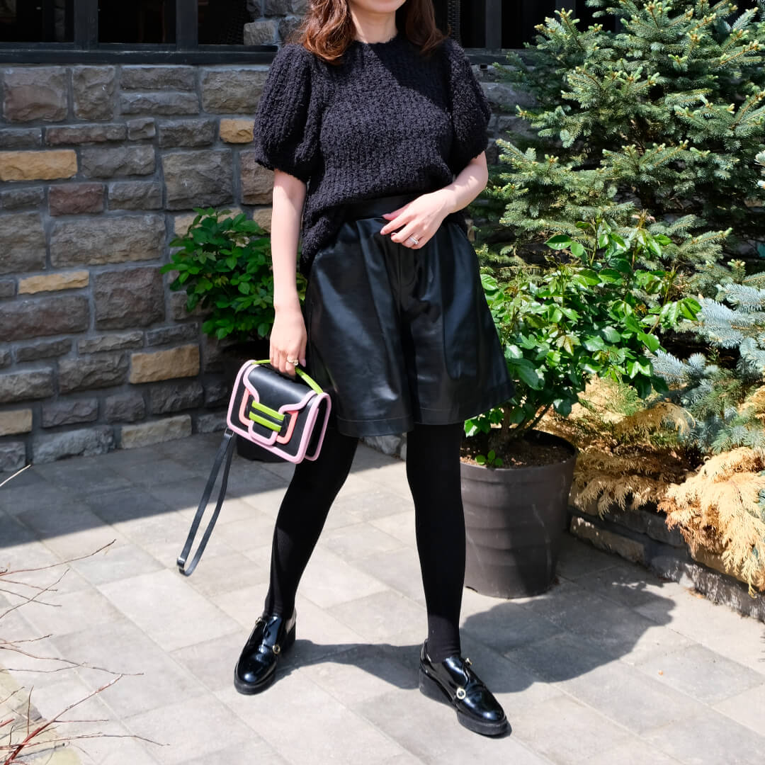 �����쥶�����硼�ȥѥ��(BLACK)