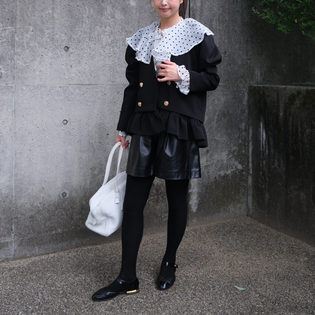 �����쥶�����硼�ȥѥ��(BLACK)