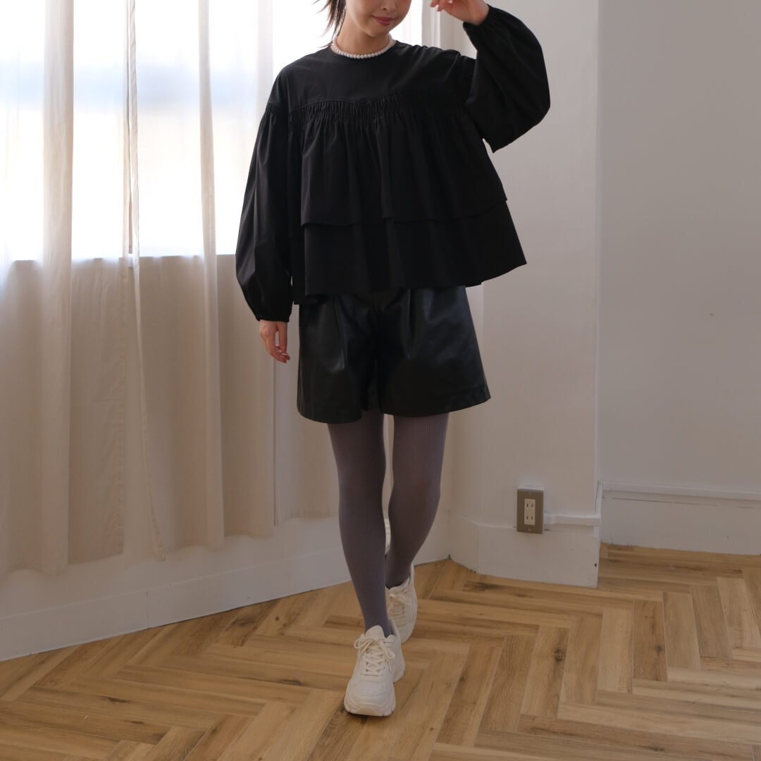 �����쥶�����硼�ȥѥ��(BLACK)