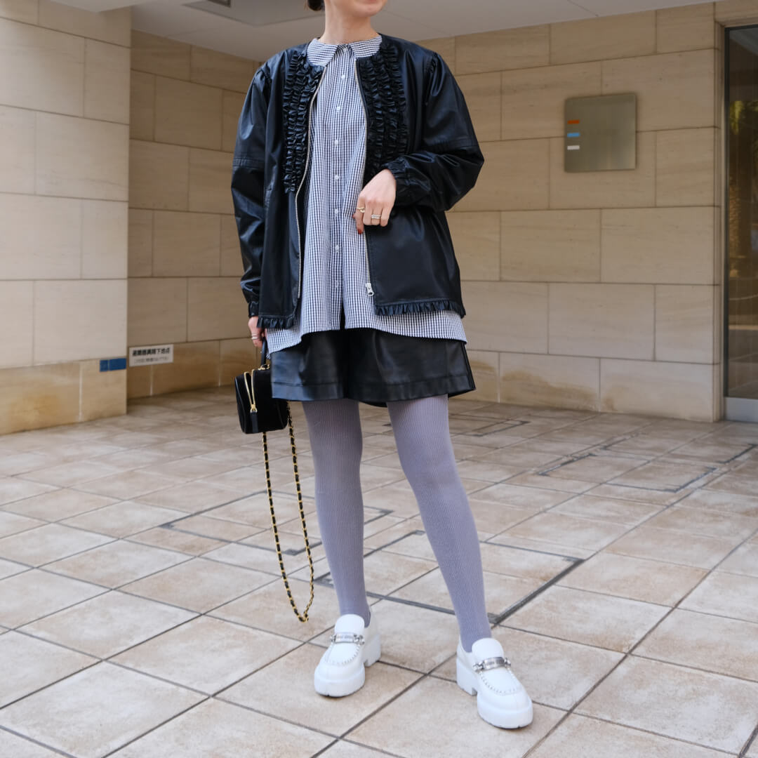 �����쥶�����硼�ȥѥ��(BLACK)