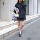 Lace Frill Cuff Blouse(BLACK)