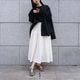 Lace Frill Cuff Blouse(BLACK)