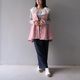 Flare Frill Rib Knit(GRAY)