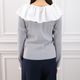 Flare Frill Rib Knit(GRAY)