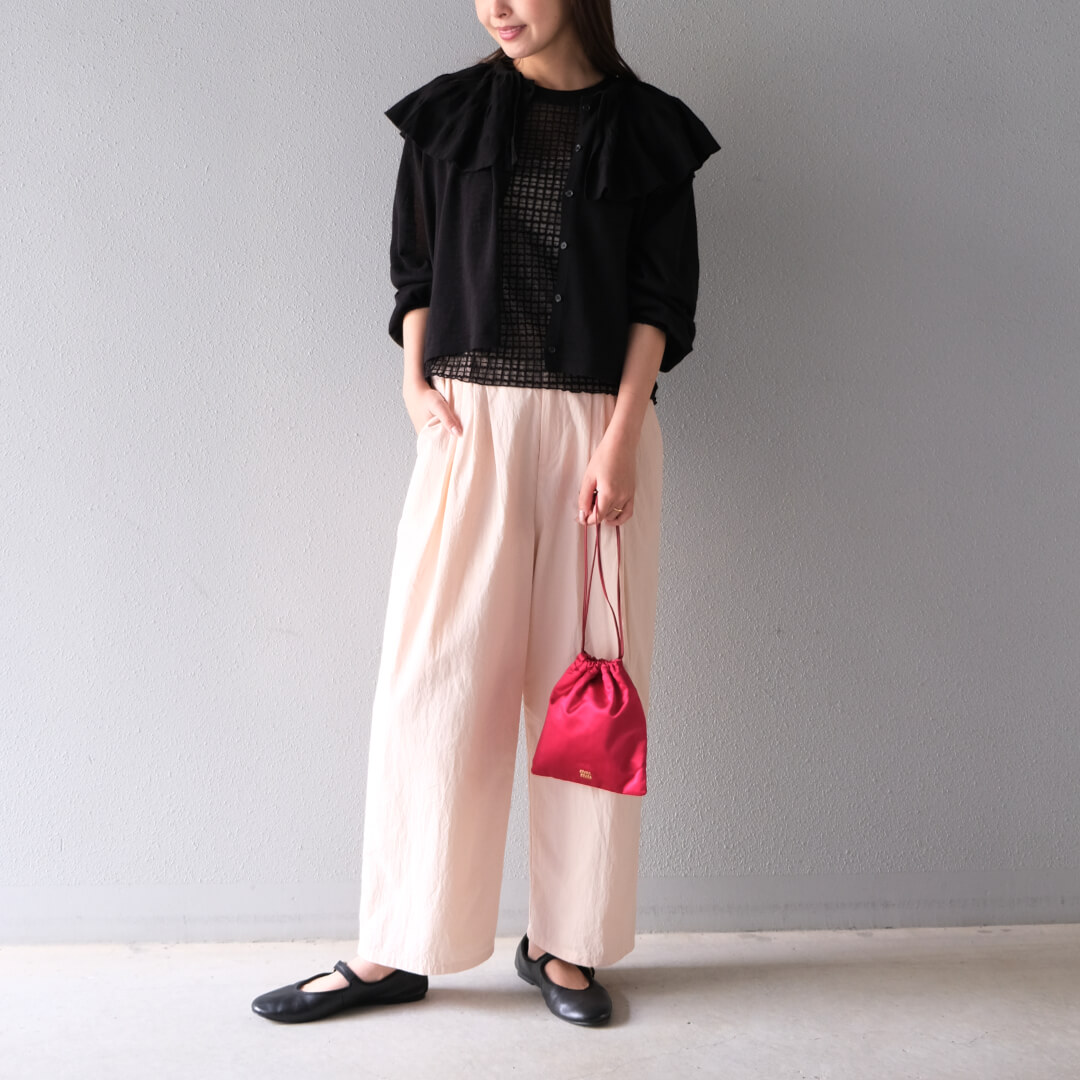 タックパールパンツ(PINK) | すべての商品 | UN MINOU