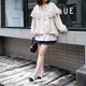 Frill Cape Blouson(BEIGE)