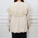 Frill Cape Blouson(BEIGE)