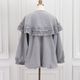 Frill Cape Blouson(GRAY)