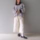 Frill Cape Blouson(GRAY)
