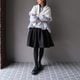 Frill Cape Blouson(GRAY)