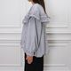 Frill Cape Blouson(GRAY)