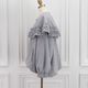 Frill Cape Blouson(GRAY)