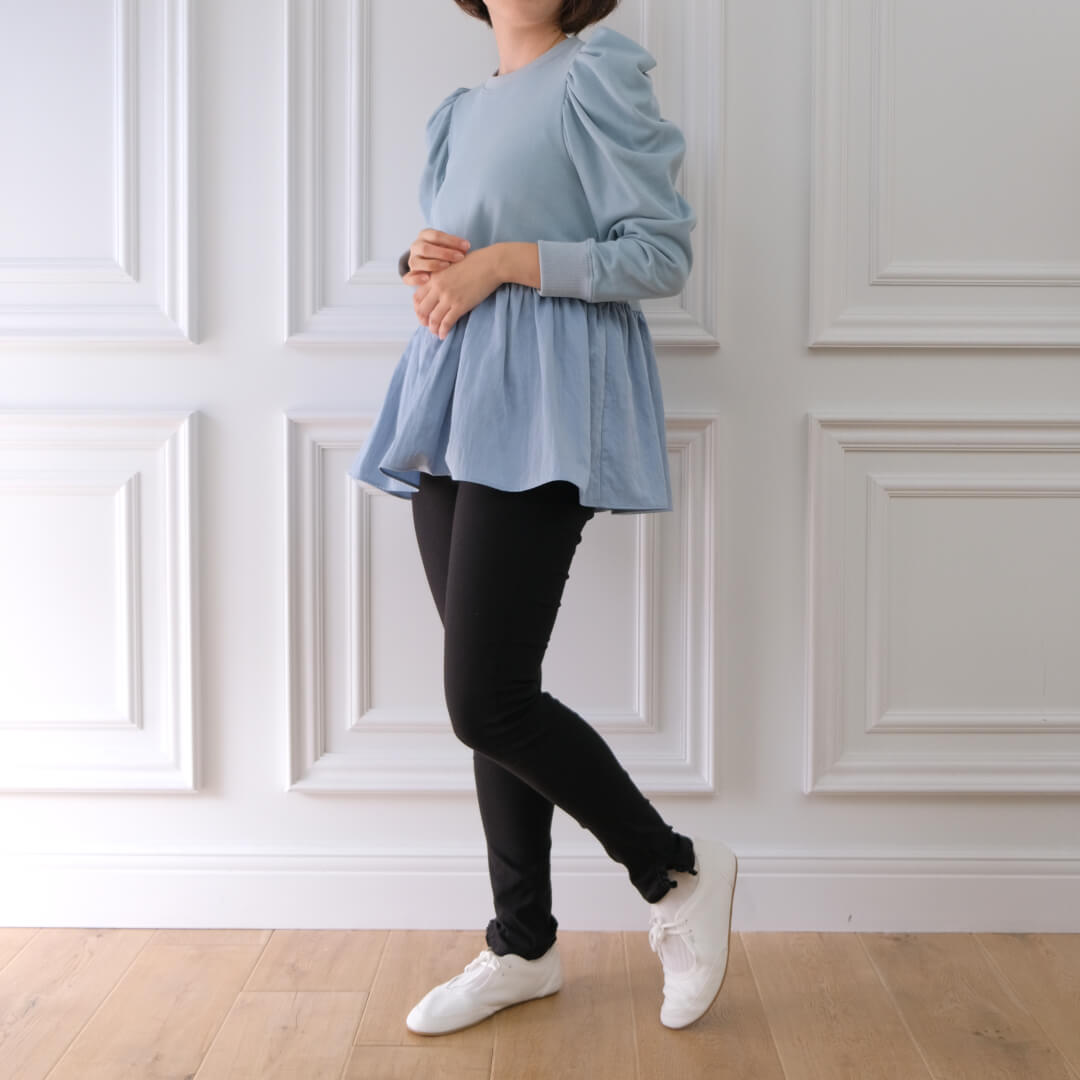 【unminou】ヘムフリルストレッチパンツ ヘムフリルスキニー | すべての商品 | UN MINOU