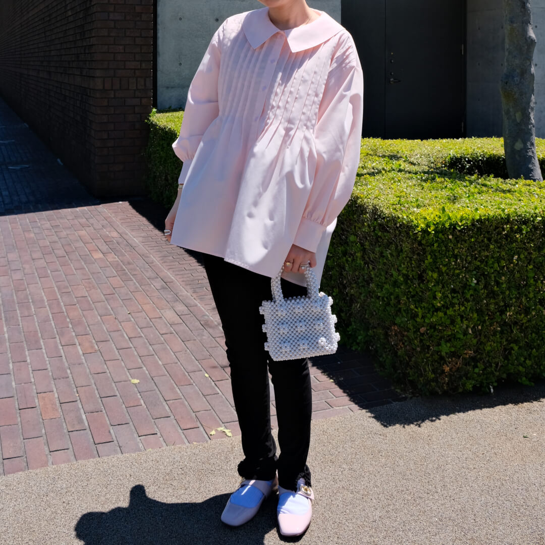 UNMINOU アンミヌ　ピンク　パンツ タックパールパンツ(WHITE) | すべての商品 | UN MINOU
