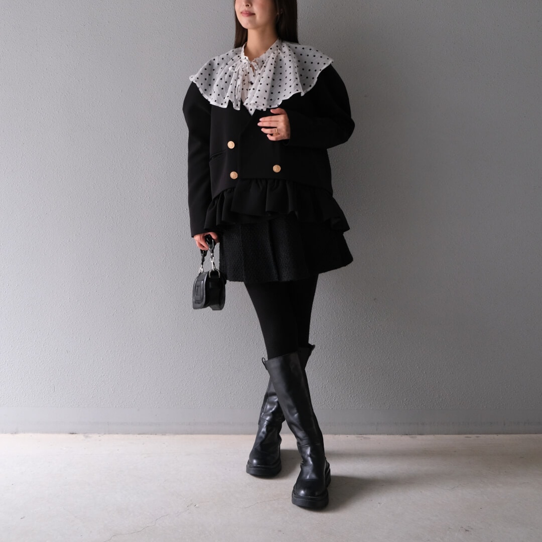 ���饷����ĥ����ɥ��硼�ȥѥ��(BLACK)