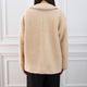 Round Collar Boucl��� Jacket(BEIGE)