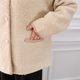 Round Collar Boucl��� Jacket(BEIGE)