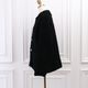 Round Collar Boucl��� Jacket(BLACK)