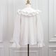 Double Frill Knit(WHITE)
