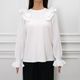 Double Frill Knit(WHITE)