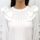Double Frill Knit(WHITE)