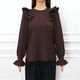 Double Frill Knit(BROWN)