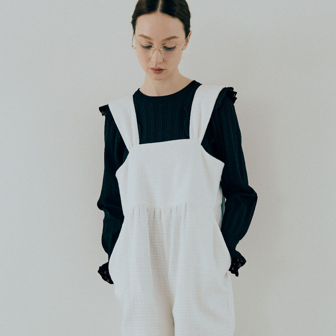 Double Frill Knit(BLACK)